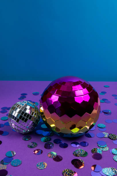 istock Vibrant disco balls and colorful confetti create a festive atmosphere suitable for celebrations and parties 2197963953