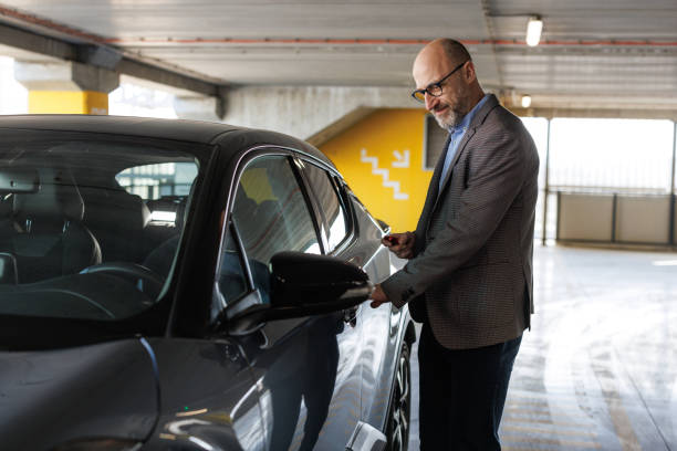 istock A mature man accessing his vehicle with a key fob 2197966053