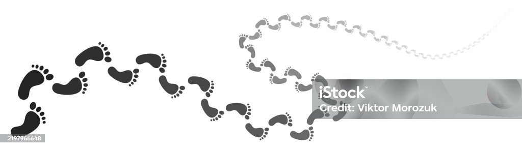 Step Footprints Paths Footstep Prints And Shoe Steps Shoe Tread ...