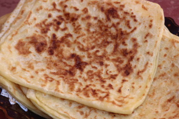 istock Traditional Moroccan Flatbread known as Msemmen 2197967460