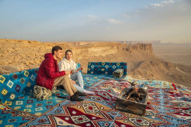 istock Relaxing tea break at Edge of the World 2197967802