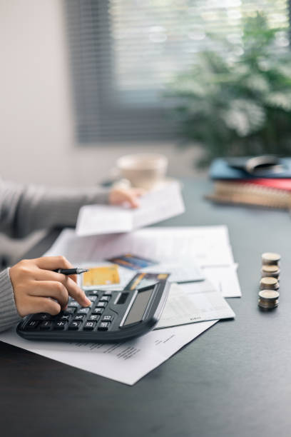 istock Finance bank tax expense accounting 2197969671