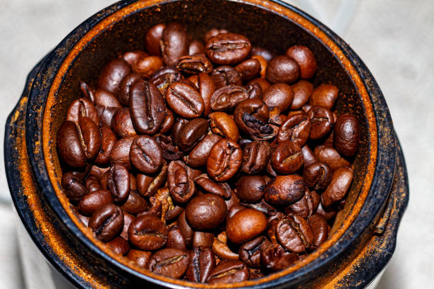 istock Coffee beans before grinding. Roasted Coffee beans 2197970715