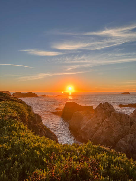 istock Coastal Sunset  With Sun Over Horizon 2197975720