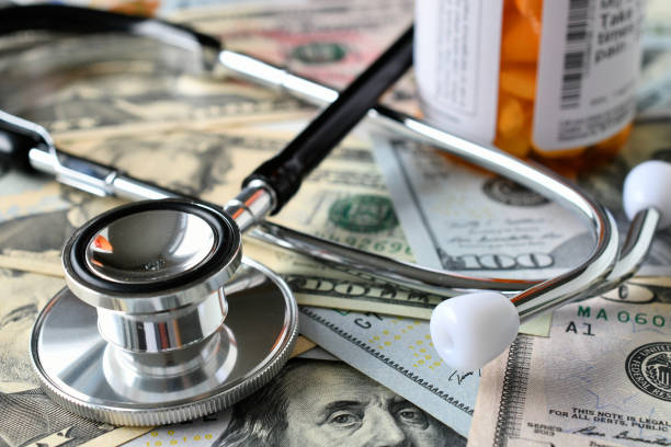 istock Concept for medical expenses or insurance costs 2197979479