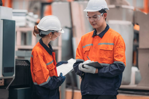 istock Technical Review at Metal Sheet Factory 2197982377