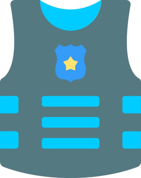 Bulletproof Vest Icon Style