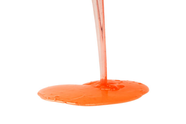 istock Red slime toy isolated on a white background. 2197987432