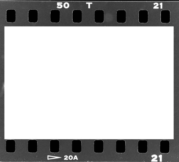 istock Blank vintage film negative frame 2197988895
