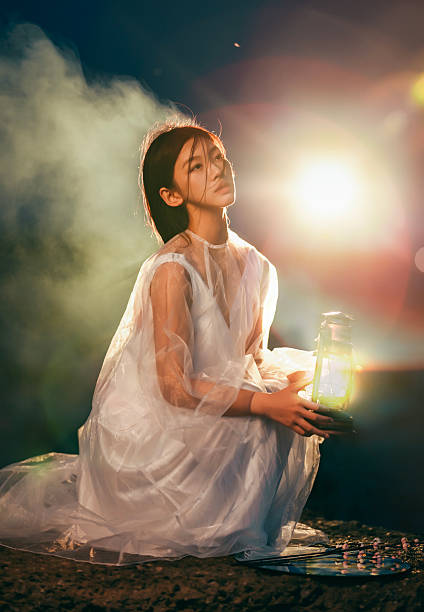 Literary mood style Asian women