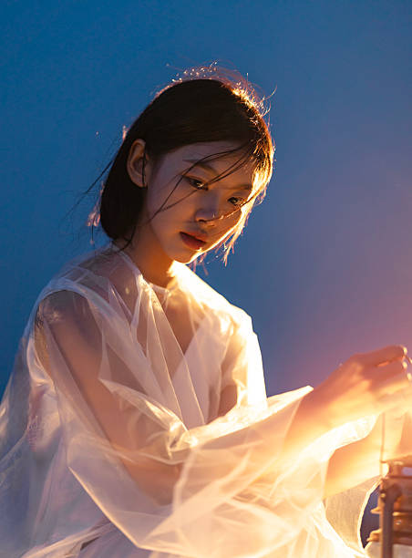 Literary mood style Asian women