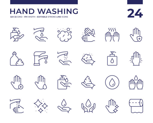 Editable Stroke Vector Line Icon Set