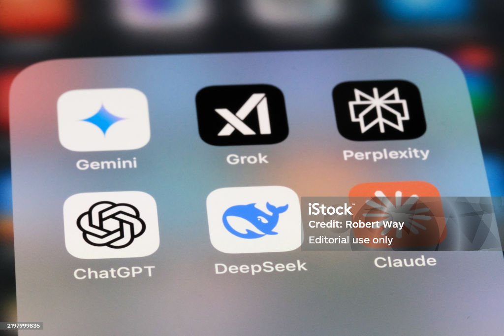 Deepseek Chatgpt Gemini Grok Claude And Perplexity Ai Apps Assorted Ai