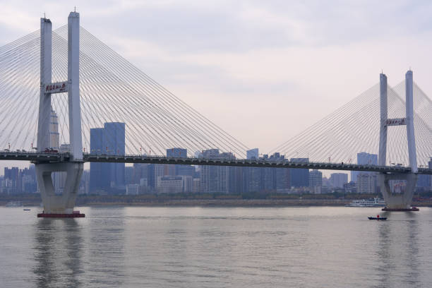 istock Second Wuhan Yangtze River Bridge in Wuhan City, China 2198000025