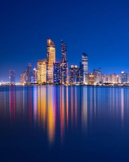 istock The Abu Dhabi City Skyline at Twilight, United Arab Emirates 2198004335