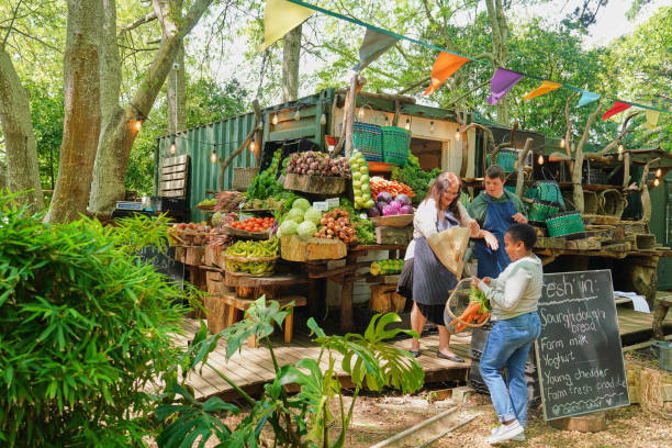 istock Disabled people at farmers market 2198005002