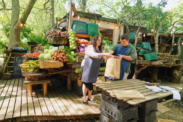 istock Disabled people at farmers market 2198005096