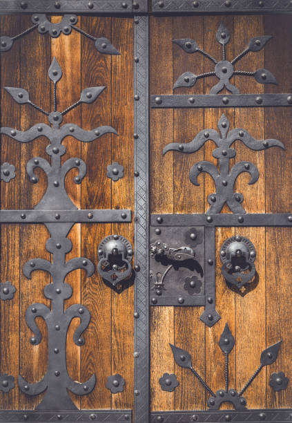 istock Ornate Ironwork Doors On Mattias Church In The Castle Complex In Buda, Hungary 2198005723