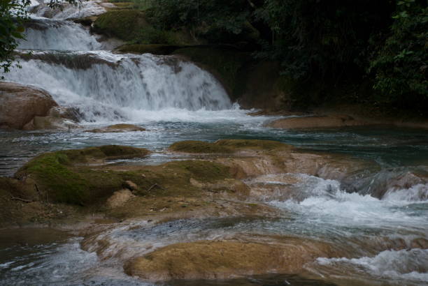 Agua Azul waterfalls in Mexio.