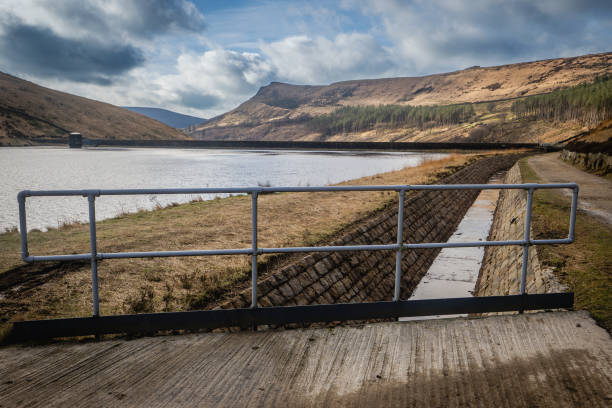 istock Alderman Hill and Lone tree at Dovestones Reservoir 2198007772