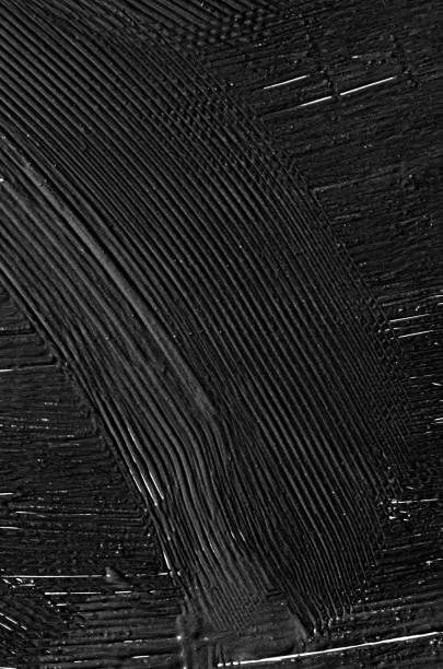 istock The texture of black mascara. 2198009011