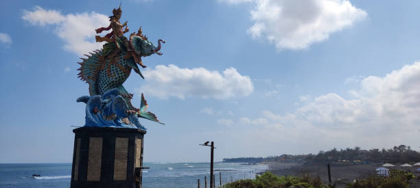 istock Gajah Mina elephant statue in Bali 2198015169