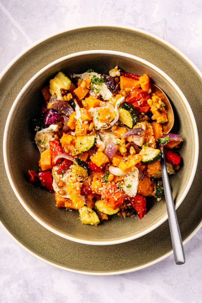 istock Butternut Squash With Cherry Tomatoes and Goat's Cheese- 2198019798