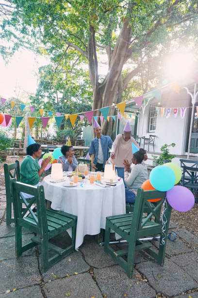 istock Disabled friends celebrating birthday 2198022433