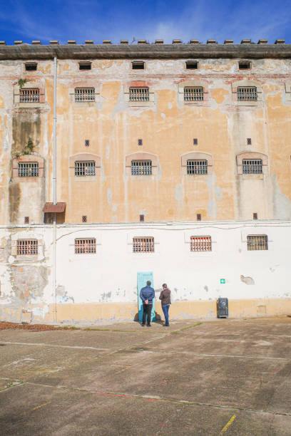 Open prison cell, Alcatraz, San Francisco, California.