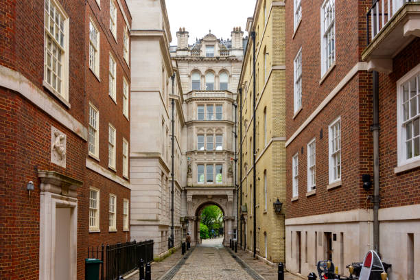 istock Architecture of Middle Temple Lane, London, UK 2198027340