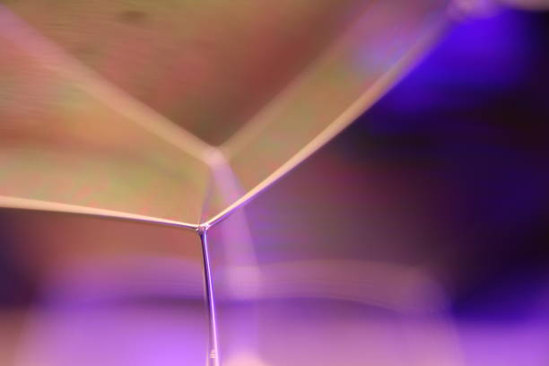 Bright psychedelic reflection of liquid in macro, surrealistic background, fantastic smooth movement, toxic colours