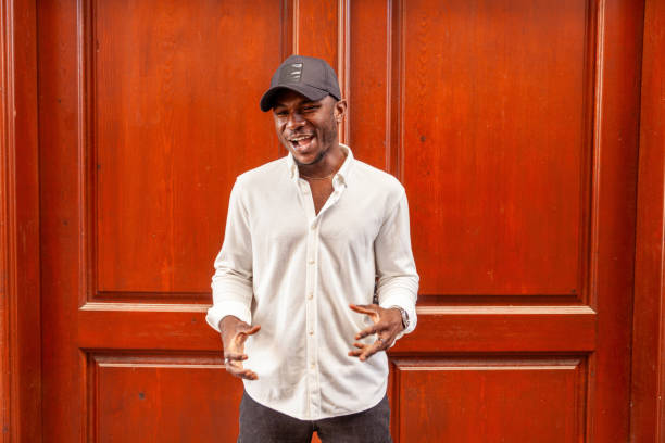 Portrait of afro men