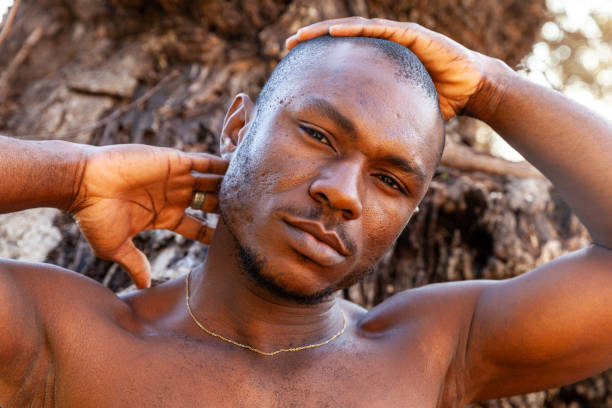 istock Portrait of afro men 2198030926