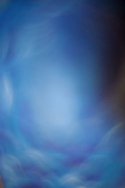 Abstract colorfull background with defocused lights. blue.