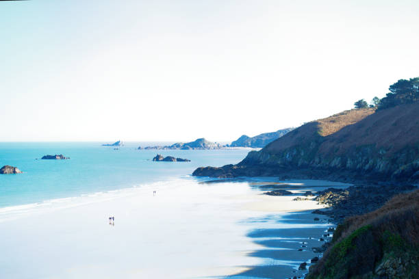 Bonaparte beach in Plouha, with the highest cliffs in Brittany