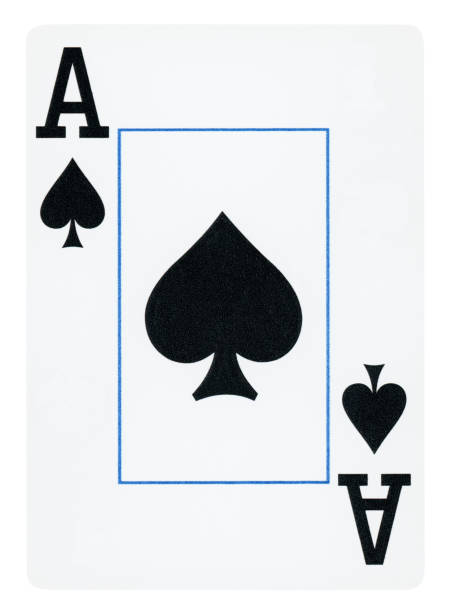 istock Ace Of Spades Isolated (clipping path included) 2198037472