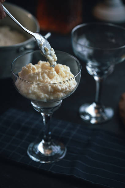 Baked Rice Pudding (Sütlaç) , close up
