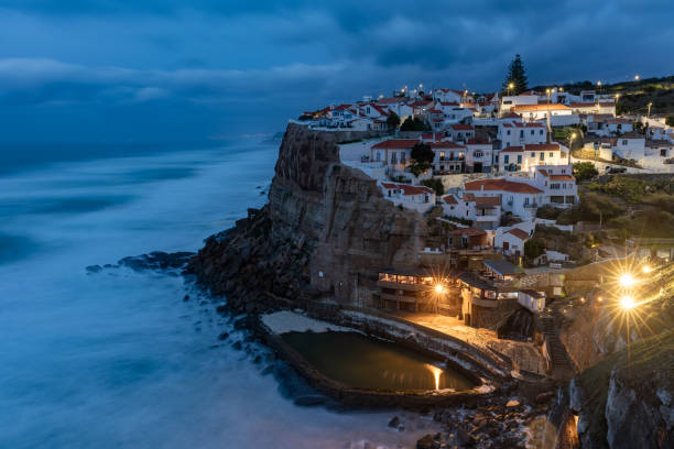 istock Blue hour at Azenhas do Mar, Portugal 2198045280
