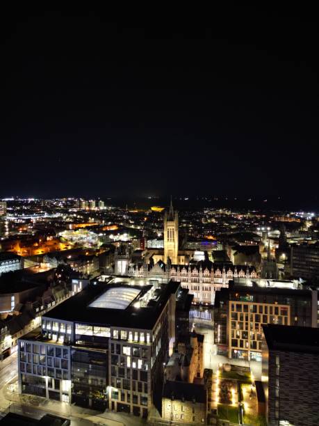 istock Aberdeen City Centre At Night 2198046380