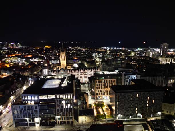 istock Aberdeen City Centre At Night 2198046387