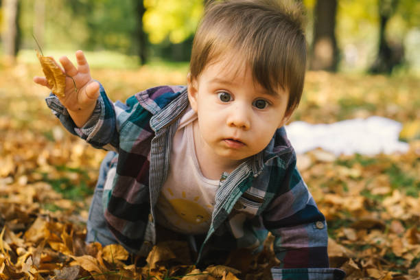 istock Baby boy in nature stock photo 2198052521