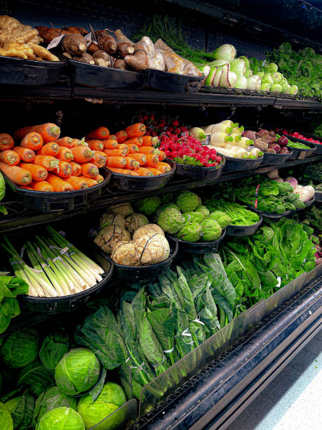 istock Vegetables on the supermarket shelf 2198057335