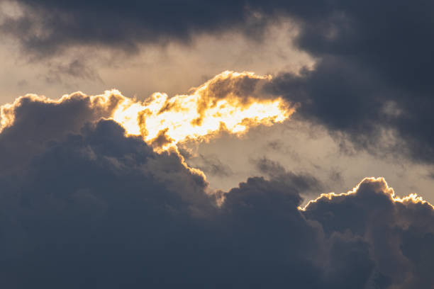 istock Majestic morning sky adorned with vibrant cloud formations and sunlight 2198059942