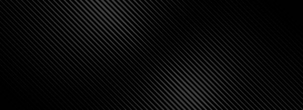 istock Black oblique straight line background. Modern dark linear abstract wallpaper. Luxury stripe gradient texture. Grey diagonal line backdrop for flyer, banner, poster, cover, presentation. Vector 2198060764