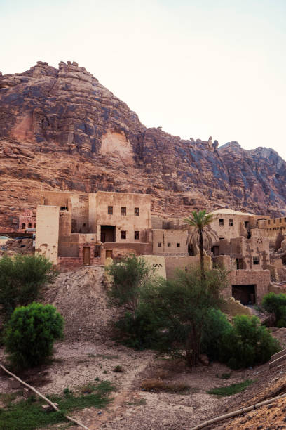 The Old Town of AlUla in Saudi Arabia is a captivating labyrinth of narrow alleyways and ancient mudbrick houses, reminiscent of a time when it thrived as a bustling trade hub. At its heart stands the historic AlUla Fort, believed to be the oldest structure in the area, overlooking the town with its centuries-old presence. Today, the Old Town welcomes visitors with its charming blend of heritage and modernity, offering a delightful array of cafés, restaurants.