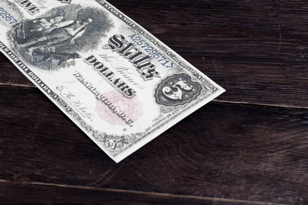 istock Old west greenback US dollar paper money 2198074450