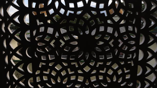istock Window Silhouette of a mosque 2198084813