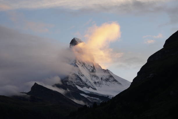 istock Matterhorn in the sunset 2198091882