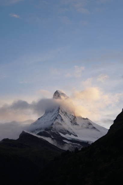 istock Matterhorn in the sunset 2198091883