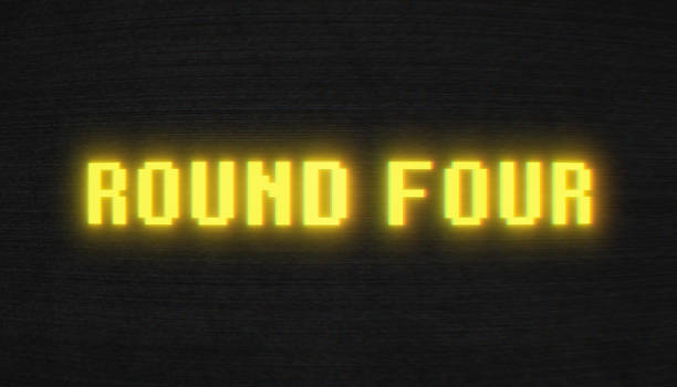 istock Illustation of round four title animation. 2198109359